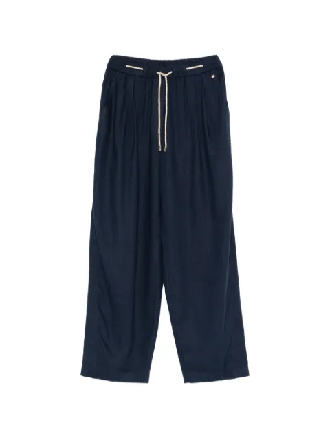 Herno drawstring-fastening trousers Blue PT000222D12689