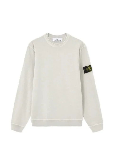 Stone Island 6100034 regular-fit crew-neck sweatshirt Grey L1S156100034S0060
