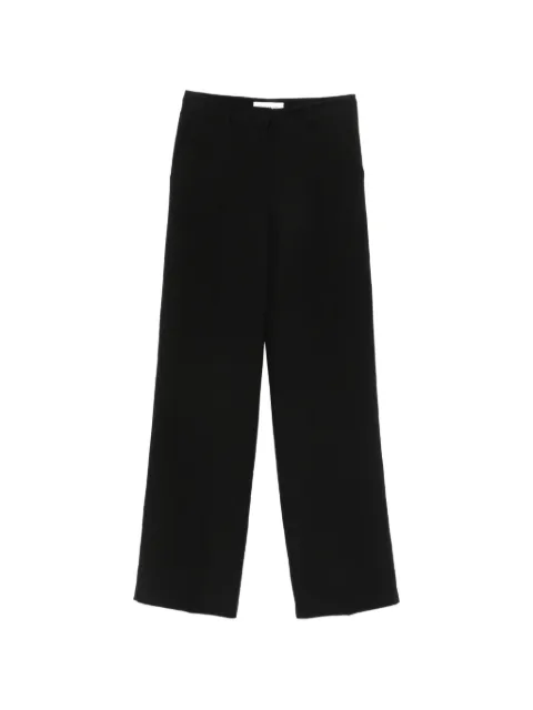 ERMANNO FIRENZE creased trousers Black D48EP060E32