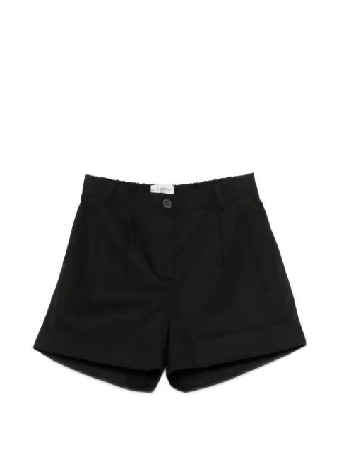 ERMANNO FIRENZE pleated tailored shorts Black D48EP080E34