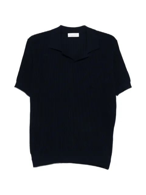 Roberto Collina ribbed pocket polo shirt Blue 261MYA13124