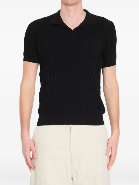 Roberto Collina ribbed patch pocket T-shirt Black 261MYA13124
