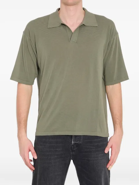 Roberto Collina ribbed V-neck T-shirt Green 261MYA11024