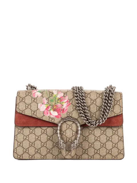 Gucci Pre-Owned Dionysus beige floral-print shoulder bag Neutrals 400249520981