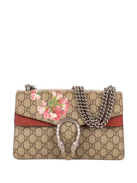 Gucci Pre-Owned Dionysus monogram-pattern floral shoulder bag Neutrals 400249502752