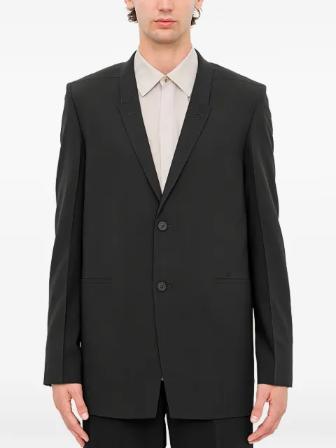 Rick Owens Concordian button-fastening suit jacket Black RR01F2721WLP