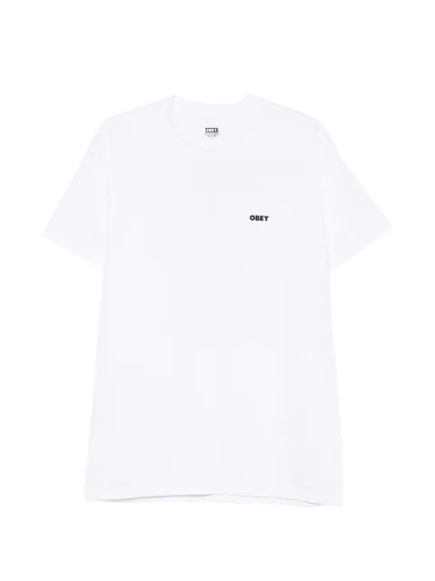 Obey crewneck logo T-shirt White 165264349