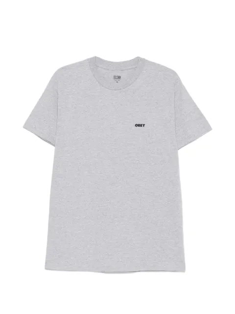Obey logo-detail T-shirt Grey 165264349