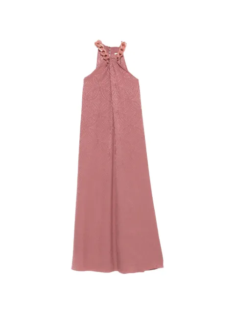 JOSEPH Parc chain-detail maxi dress Pink JF009750