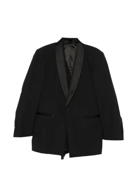 ALAINPAUL shawl collar jacket Black S5WJA13