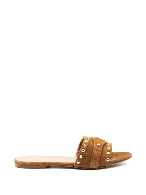 Via Roma 15 studded-strap sandals Brown 4624MARTORA
