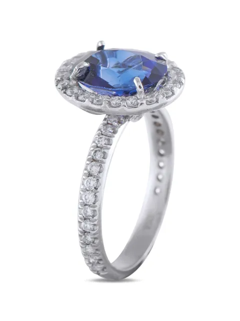 LB Exclusive diamond and sapphire ring Silver MF10022426