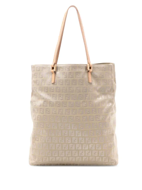Fendi Pre-Owned 2000-2010 Zucchino Canvas tote bag Brown 97XVIWEERVNJY8DE