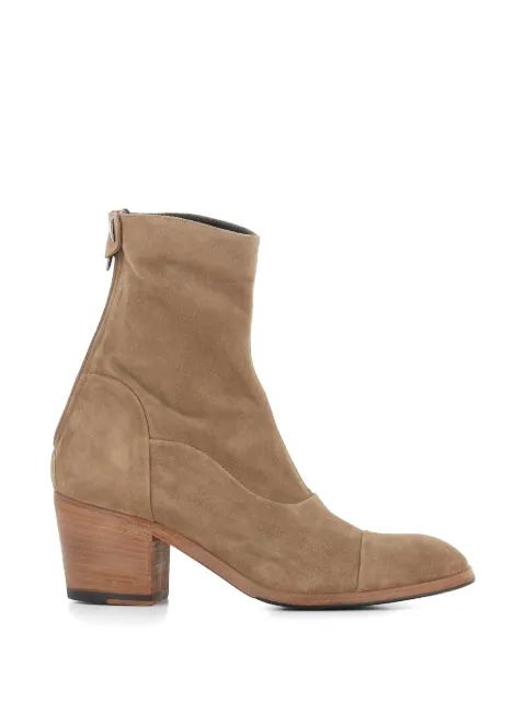 Alberto Fasciani Oxana zip detail boots Neutrals LILY14004