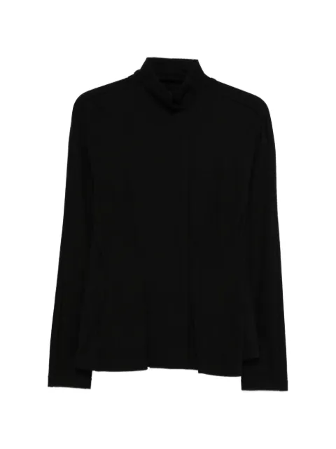 Yohji Yamamoto roll-neck sweater Black FKT25171