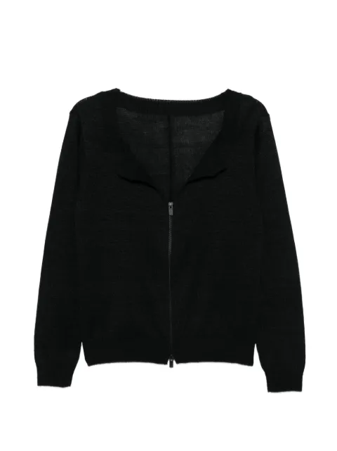 Yohji Yamamoto zip coat Black FKK159901