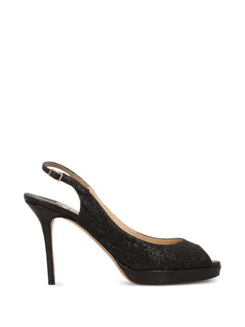 Jimmy Choo Pre-Owned peep-toe sandals Black WCV041224118