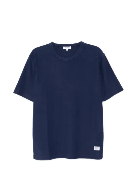 Norse Projects ribbed trim T-shirt Blue N010712