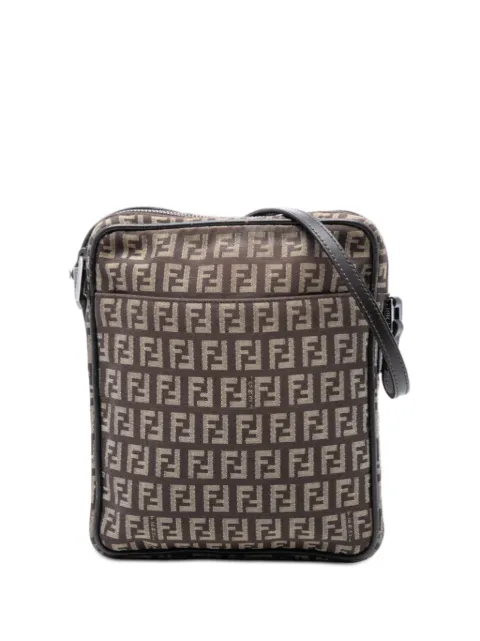 Fendi Pre-Owned 2000-2010 Zucchino Canvas crossbody bag Brown U2KLFBLJNBULWI3D