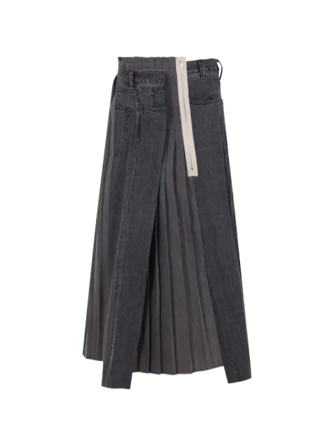 Kuro Remake Mark VI denim skirt Black 963512BLACKASSORT