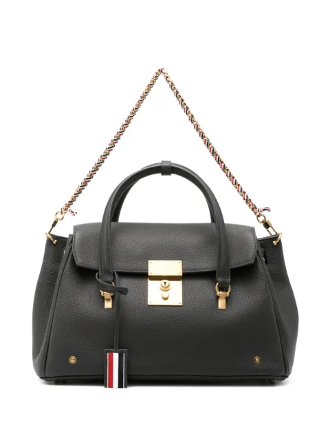 Thom Browne Bolton pebbled tote bag Grey FAP483AL0105