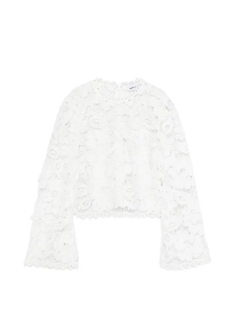 Self-Portrait lace top White SS26007TWW