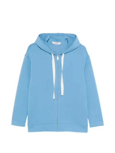 'S Max Mara logo-print zip-up sweatshirt Blue 2619921013600