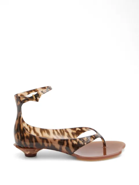 Chloé leopard-print sandals White CH26U09VYF