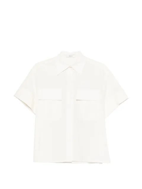 JOSEPH Justo chest-pocket shirt Neutrals JF009663