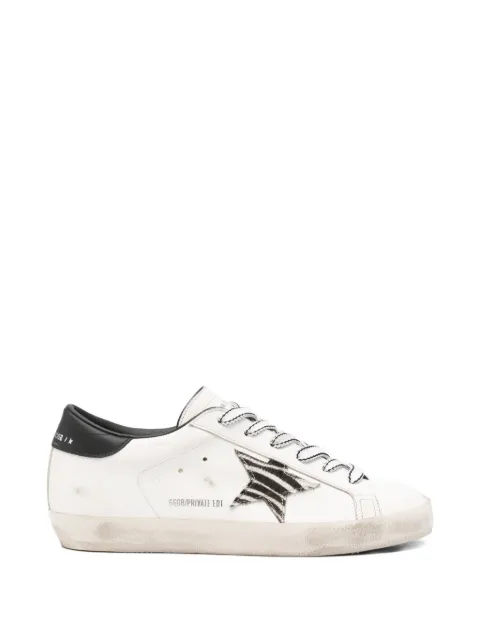 Golden Goose x Browns superstar zebra-print sneakers White GWF01016F009041