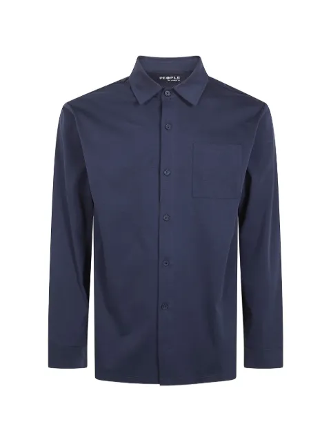 People Of Shibuya Yogo pocket shirt Blue YOGOPM444