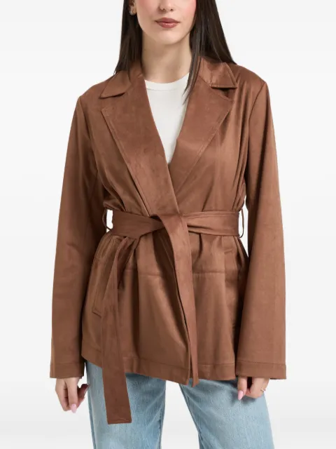 LIU JO belted jacket Brown WA6169E1090X0379