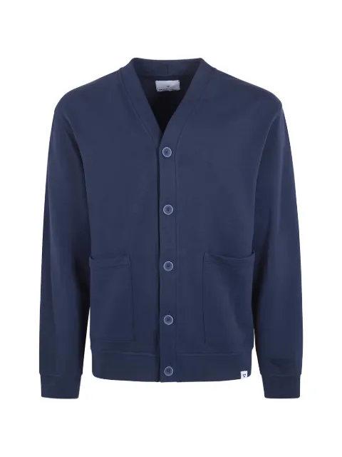 WOC patch-pocket cardigan Blue 026SW026FL