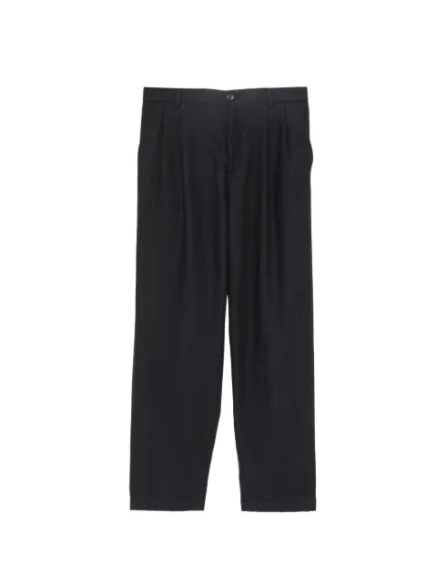 Norse Projects twill pleated trousers Black N2504857004
