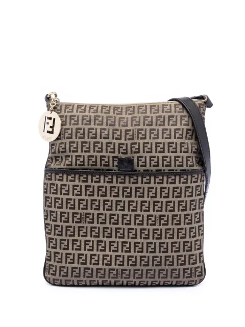Fendi Pre-Owned 2000-2010 Zucchino Canvas crossbody bag Brown Q94Y6CZ4SFBQW3JC
