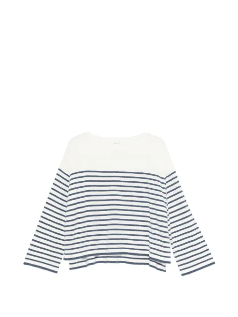 C.T.PLAGE striped sweater White CT23116N1076