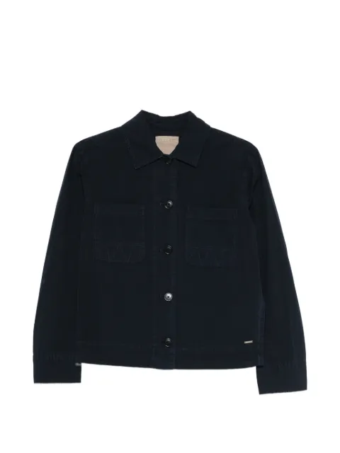 Woolrich patch pocket jacket Blue CFWWOS2019FR