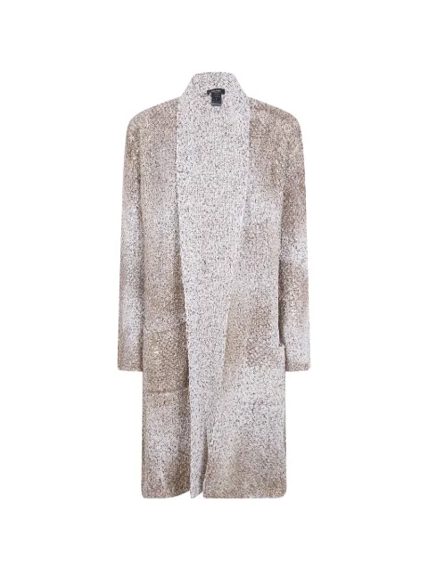 Avant Toi long-sleeve cardigan Neutrals 226SD1805SALVLHL