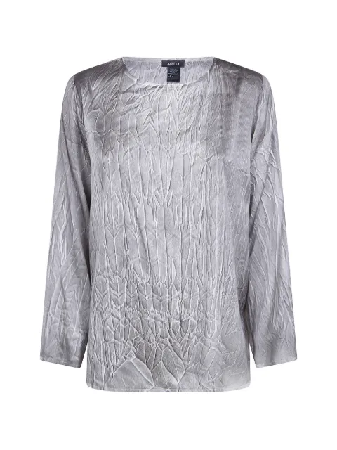 Avant Toi long-sleeve shirt Grey 226SD2230SSTVF