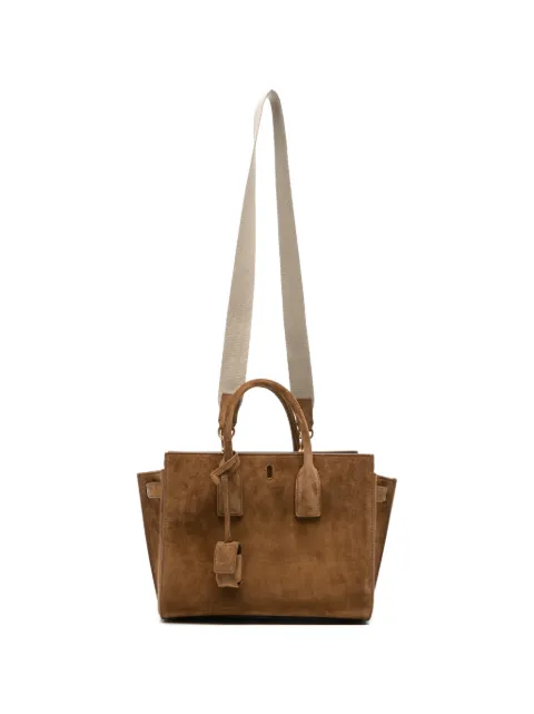 Saint Laurent small Sac De Jour tote bag Brown 8612311U80W