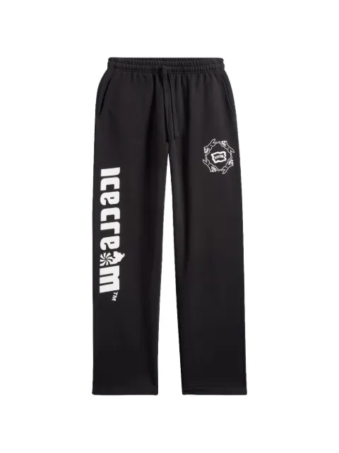 ICECREAM logo track pants Black 4518107BLACK