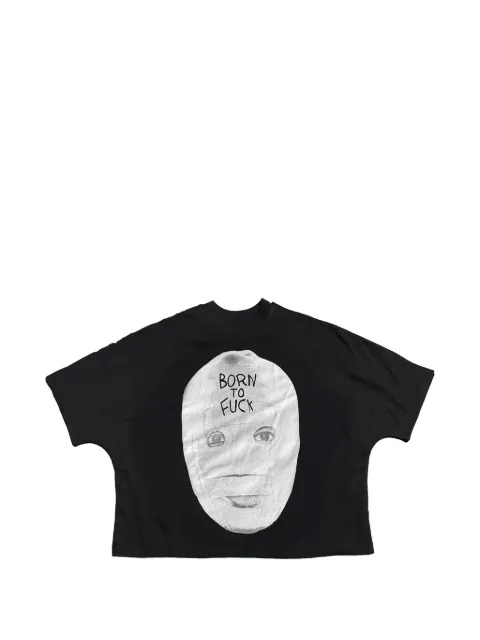 billionaire studios bandage T-shirt Black KZO0QTY3