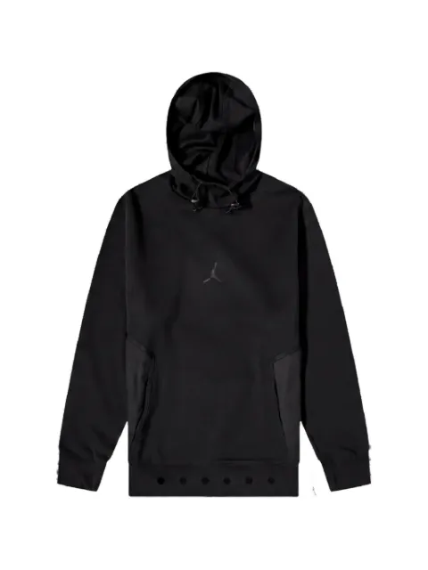 Jordan logo-embroidery hoodie Black DA9849010