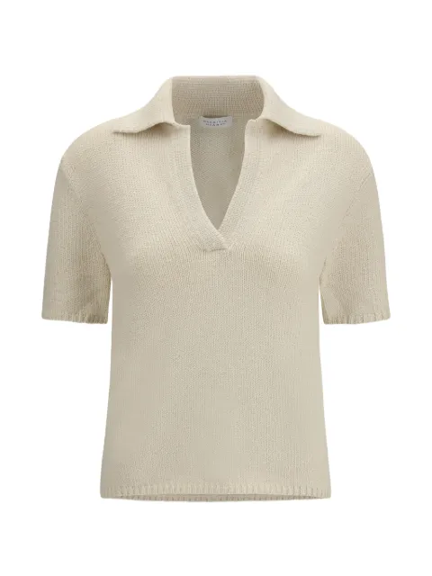 Gabriela Hearst Sohan V-neck top Neutrals 2269093A090