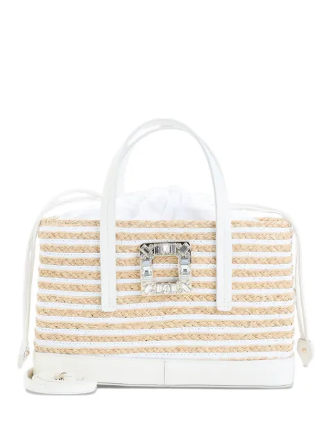 Roger Vivier small Viv' Skate tote bag White RBWAOKA4200V700J03