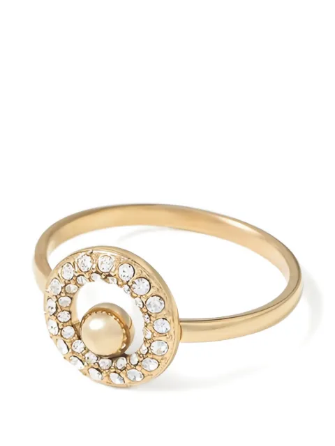 Karl Lagerfeld crystal-embellished ring Gold KLAYC57012