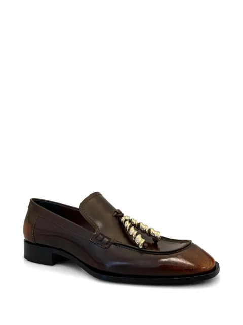 LOEWE Edge tassel loafers Brown L814379X69