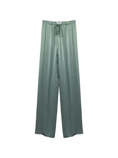 Semicouture elasticated drawstring trousers Green Y6SM38S29
