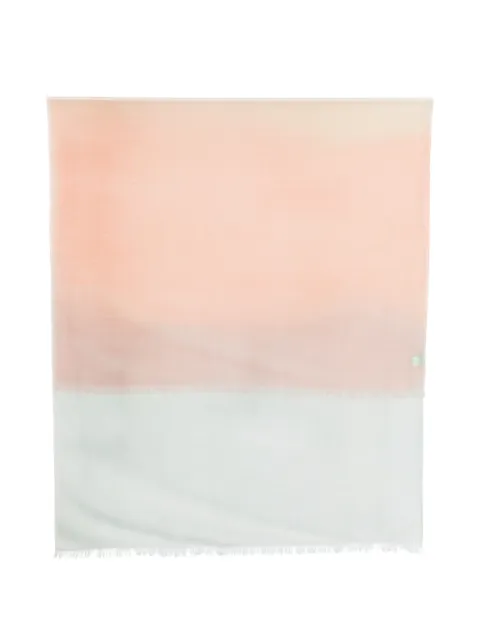 D'aniello fringed ombré-effect scarf Pink BELL
