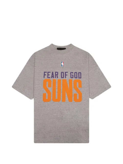 FEAR OF GOD ESSENTIALS x NBA Suns 90s Teenba print T-shirt Grey 125NB252025F